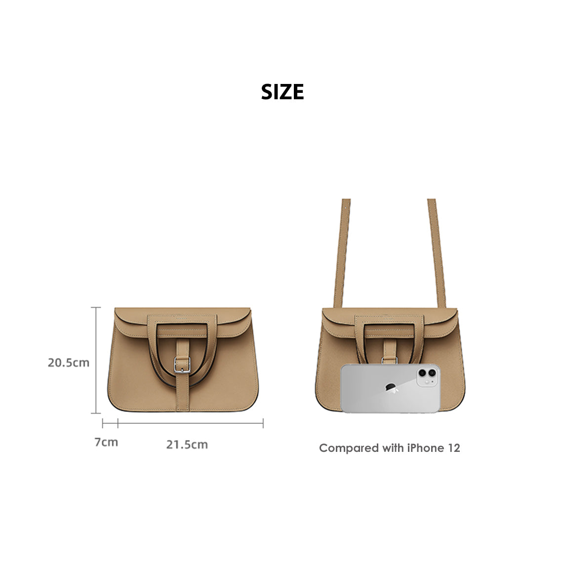 CUCUBIRD POPSEWING® Full Grain Leather Inspired Mini Horseshoe Bag - Advanced DIY Kits  