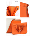 CUCUBIRD POPSEWING® Full Grain Leather Inspired Mini Horseshoe Bag - Advanced DIY Kits  