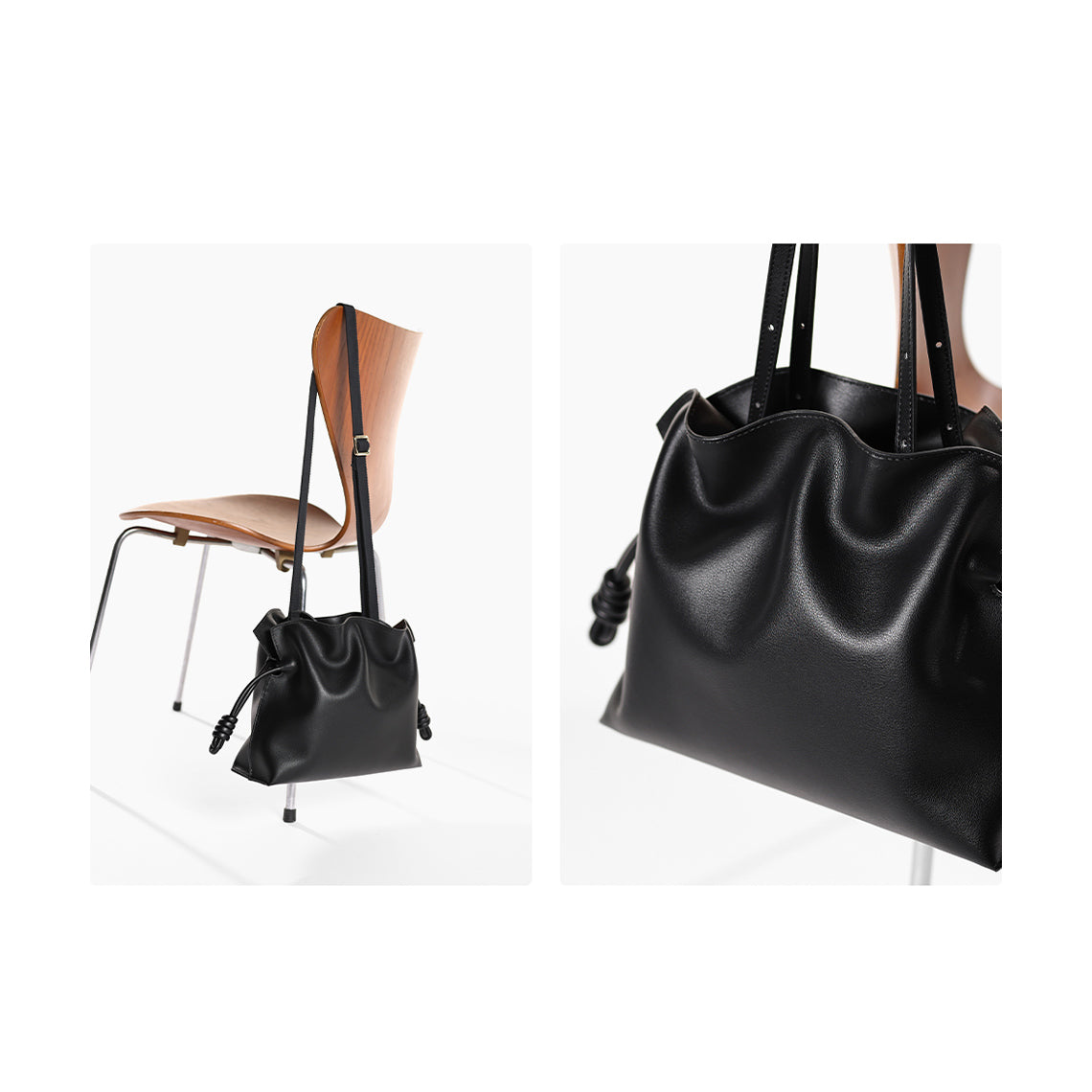 CUCUBIRD CUCUBIRD Leather Drawstring Bucket Bag DIY Kits  