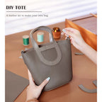 CUCUBIRD POPSEWING® Top Grain Leather Inspired Loop Bag DIY Kits  