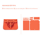 CUCUBIRD POPSEWING® Full Grain Leather Inspired Mini Horseshoe Bag - Advanced DIY Kits  