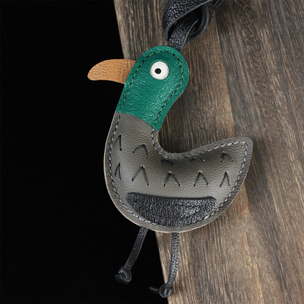 CUCUBIRD POPSEWING® Leather Silly Duck Keychain DIY Kit  
