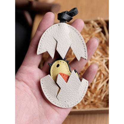 CUCUBIRD Leather Hatched Chick Charm DIY Kits