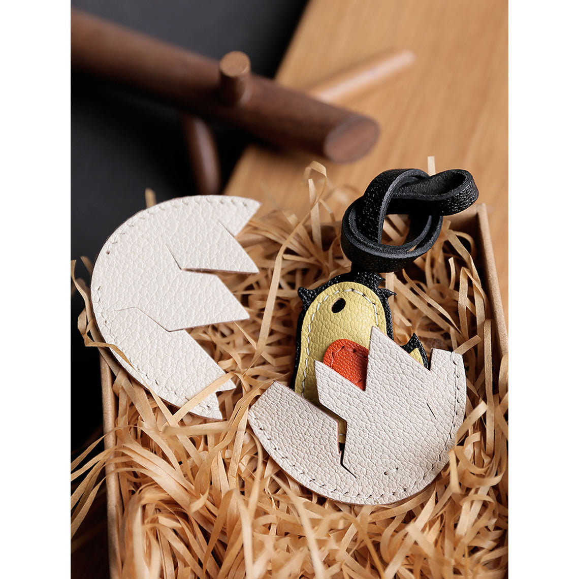 CUCUBIRD CUCUBIRD Leather Hatched Chick Charm DIY Kits  