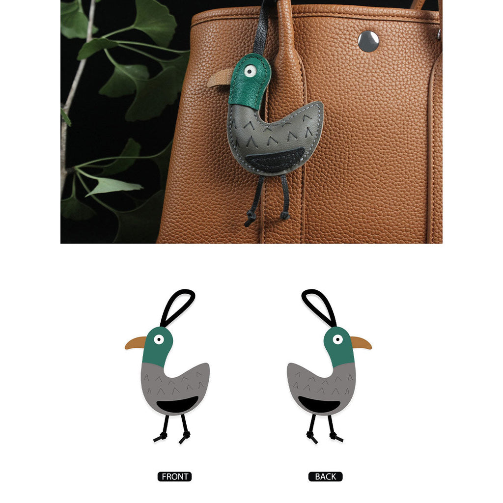 CUCUBIRD POPSEWING® Leather Silly Duck Keychain DIY Kit  