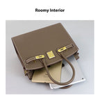 CUCUBIRD POPSEWING® Top Grain Leather Sellier Platinum Bag DIY Kit  