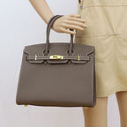 CUCUBIRD POPSEWING® Top Grain Leather Sellier Platinum Bag DIY Kit  