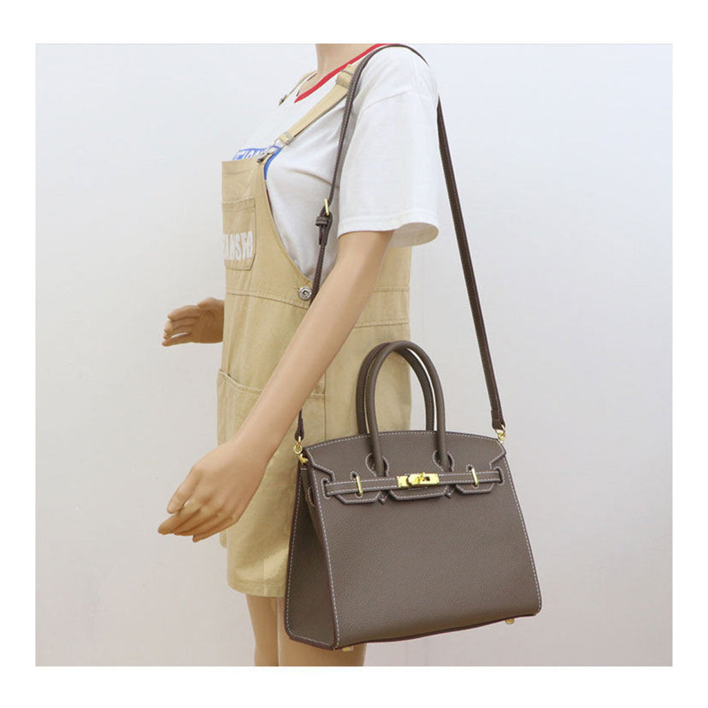 CUCUBIRD POPSEWING® Top Grain Leather Sellier Platinum Bag DIY Kit  