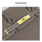CUCUBIRD POPSEWING® Top Grain Leather Sellier Platinum Bag DIY Kit  