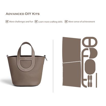 CUCUBIRD POPSEWING® Full Grain Leather Inspired Loop Handbag - Advanced DIY Kit  