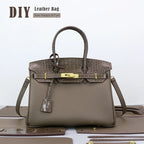 CUCUBIRD CUCUBIRD Top Grain Leather Bi-color Platinum Bag DIY Kit  