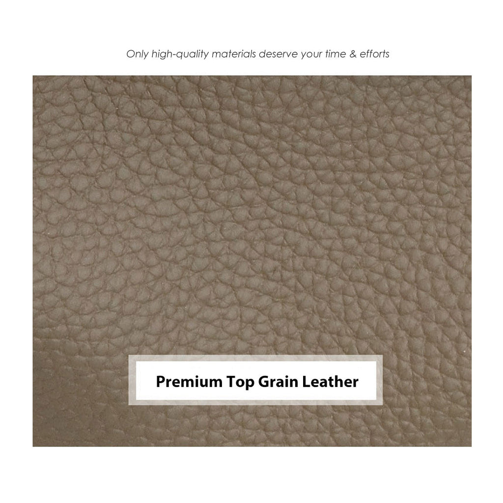 CUCUBIRD POPSEWING® Top Grain Leather Sellier Platinum Bag DIY Kit  