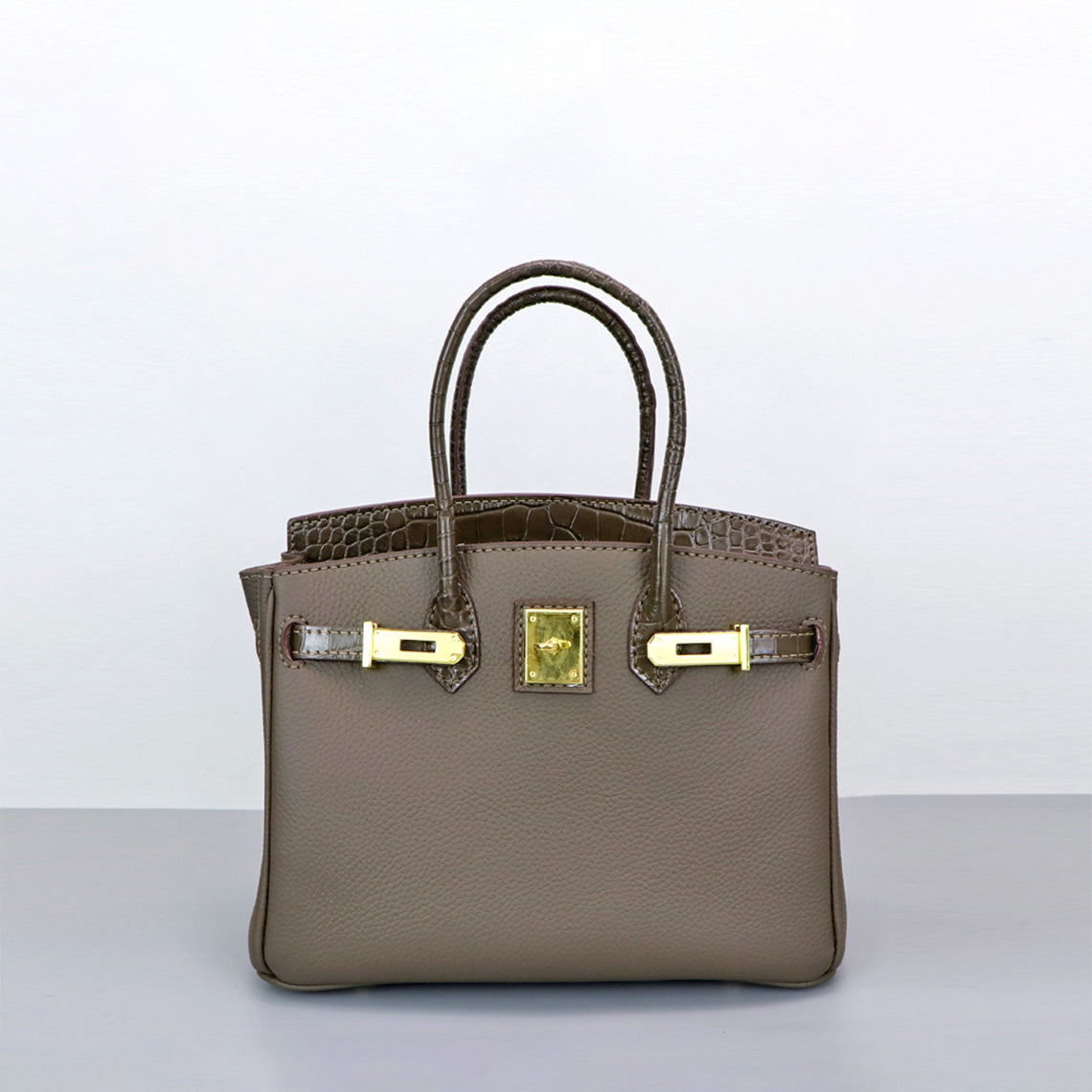 CUCUBIRD CUCUBIRD Top Grain Leather Bi-color Platinum Bag DIY Kit  