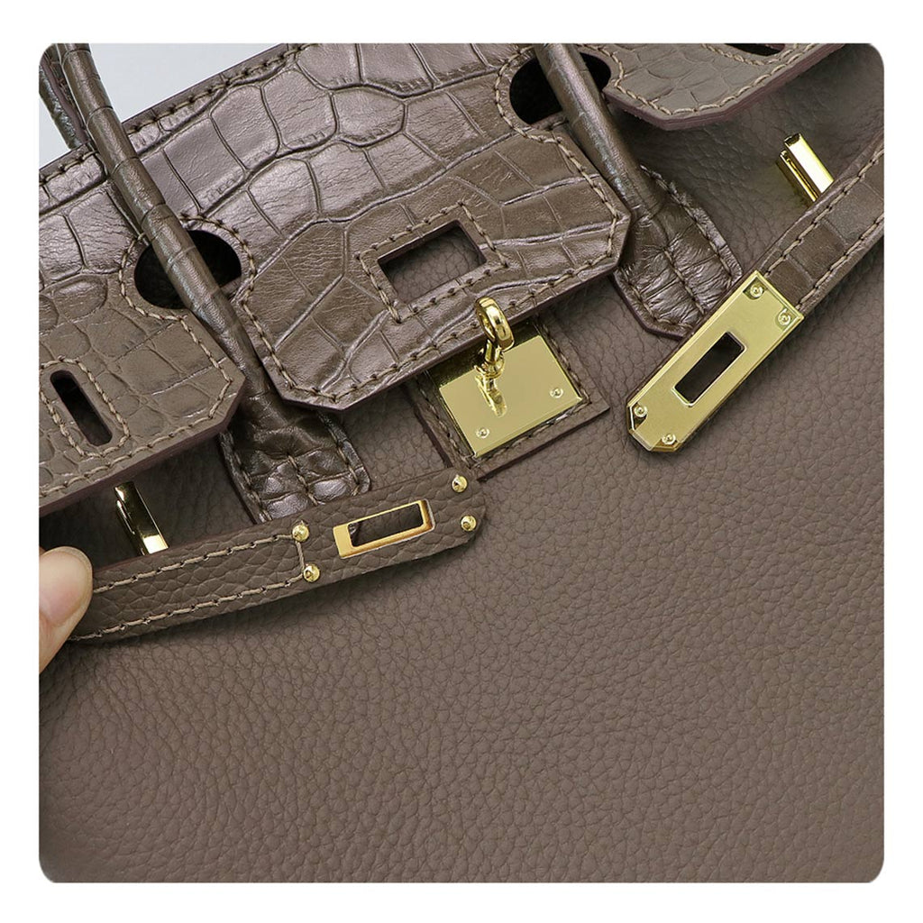 CUCUBIRD CUCUBIRD Top Grain Leather Bi-color Platinum Bag DIY Kit  