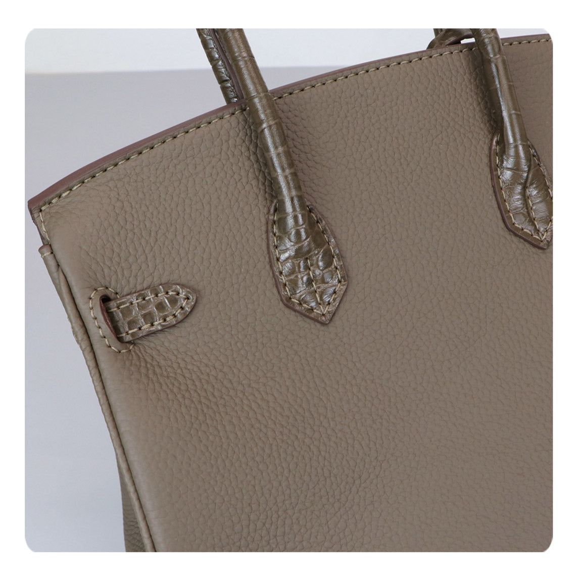 CUCUBIRD CUCUBIRD Top Grain Leather Bi-color Platinum Bag DIY Kit  