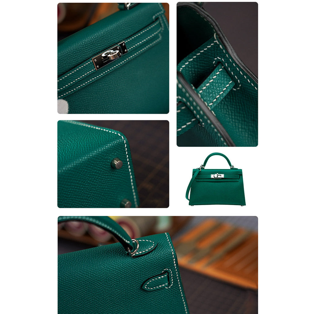 CUCUBIRD POPSEWING® Full Grain Leather Mini Kylie Handbag - Advanced DIY Kit  