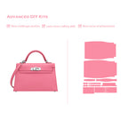 CUCUBIRD POPSEWING® Full Grain Leather Mini Kylie Handbag - Advanced DIY Kit  