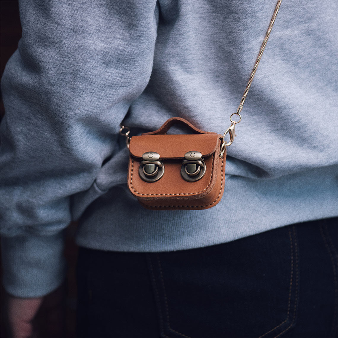 CUCUBIRD POPSEWING® Full Grain Leather Mini Satchel DIY Kit  