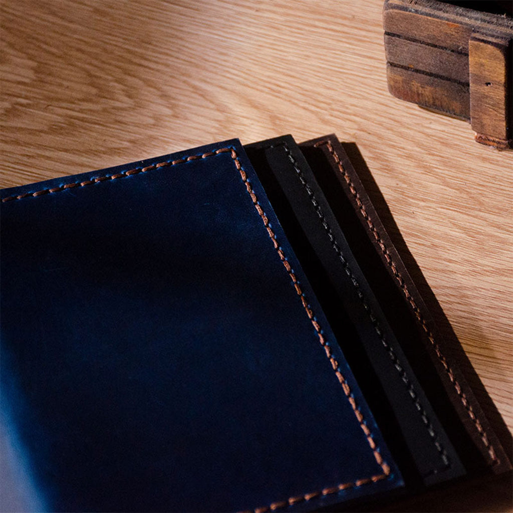 CUCUBIRD CUCUBIRD Crazy Horse Leather Passport Travel Wallet DIY Kits  