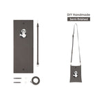 CUCUBIRD CUCUBIRD Top Grain Leather Panda Crossbody Bag DIY Kits Etain 