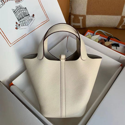 CUCUBIRD POPSEWING® Full Grain Leather New Lock Tote Bag - Advanced Kits  