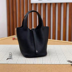 CUCUBIRD POPSEWING® Full Grain Leather New Lock Tote Bag - Advanced Kits  