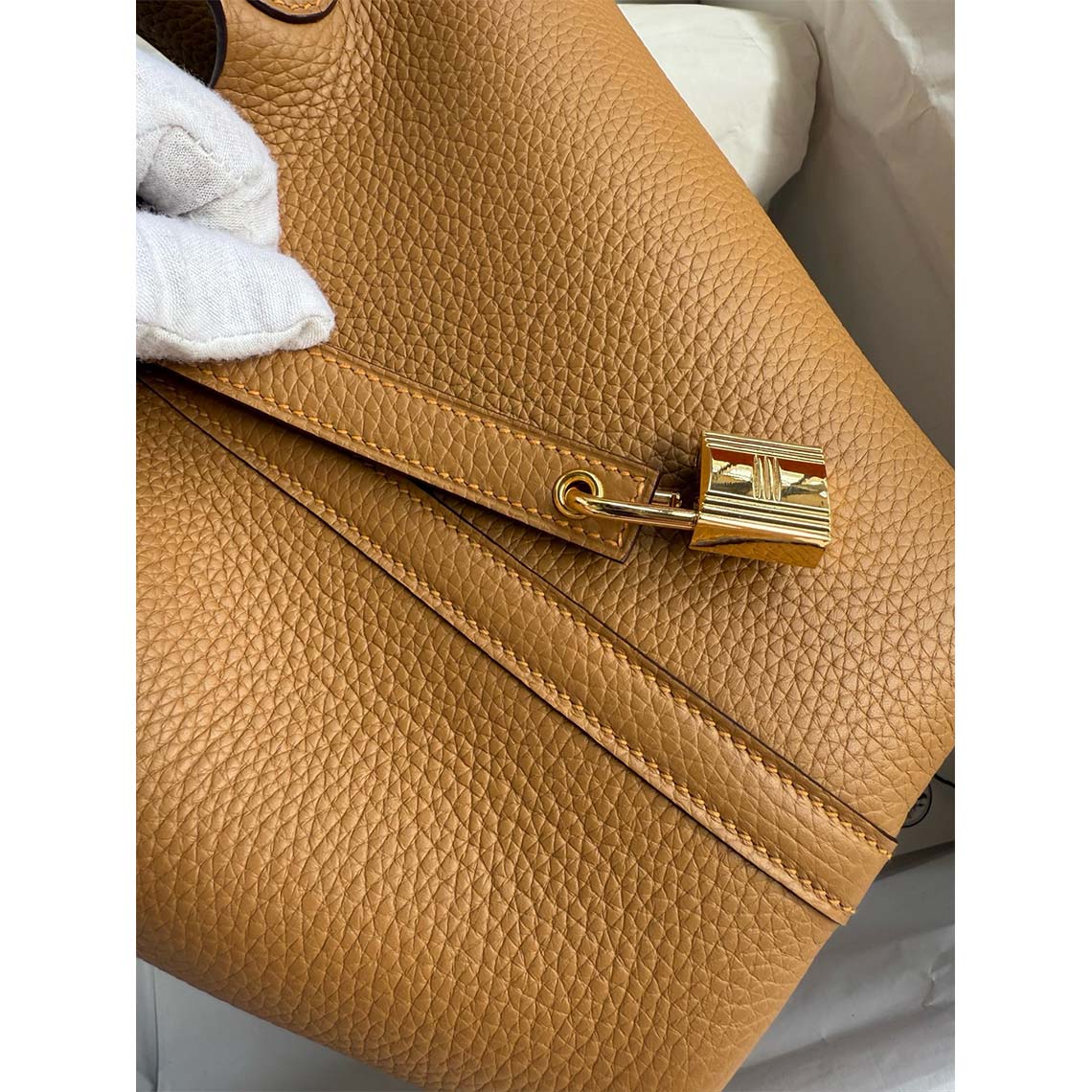 CUCUBIRD POPSEWING® Full Grain Leather New Lock Tote Bag - Advanced Kits  