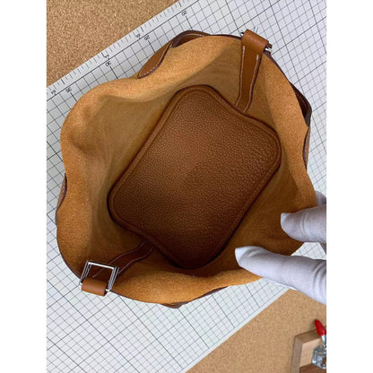CUCUBIRD POPSEWING® Full Grain Leather New Lock Tote Bag - Advanced Kits  