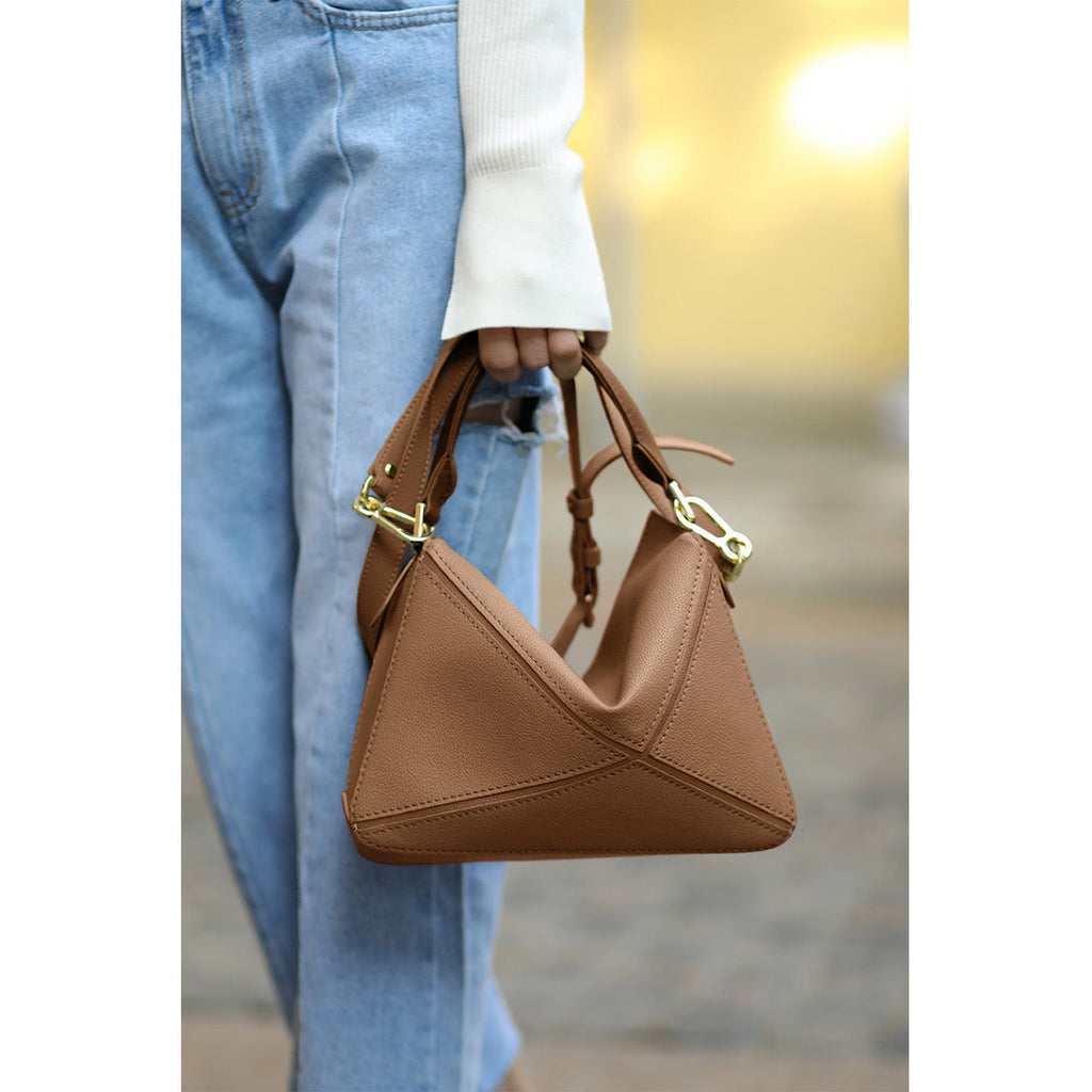 CUCUBIRD POPSEWING® Leather Geometry Crossbody Bag DIY Kit  