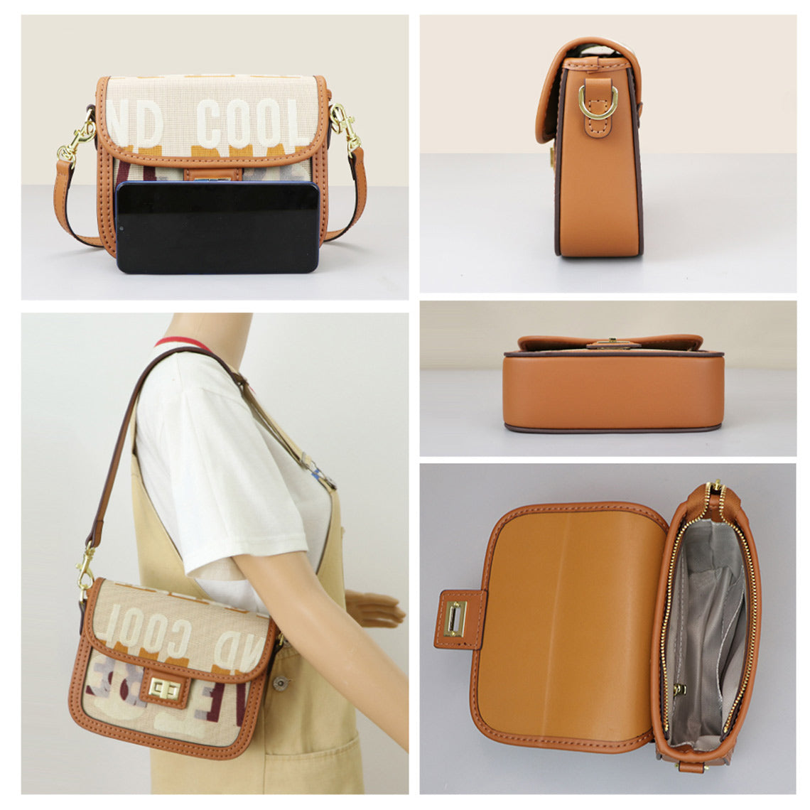 CUCUBIRD POPSEWING® Leather Dustbag Recycle Saddle Bag DIY Kit  