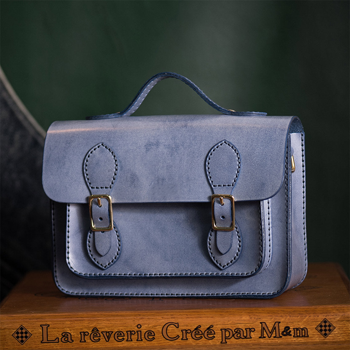 CUCUBIRD POPSEWING® Vegetable Tanned Leather Satchel Crossbody Bag DIY Kits  