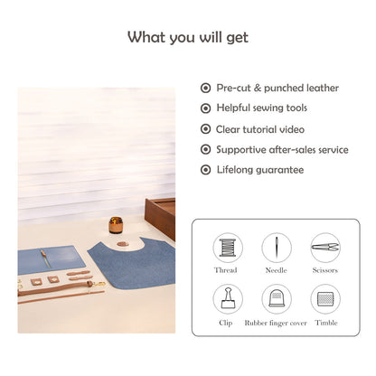 CUCUBIRD POPSEWING® Leather Inspired Shoulder Bag DIY Kits  