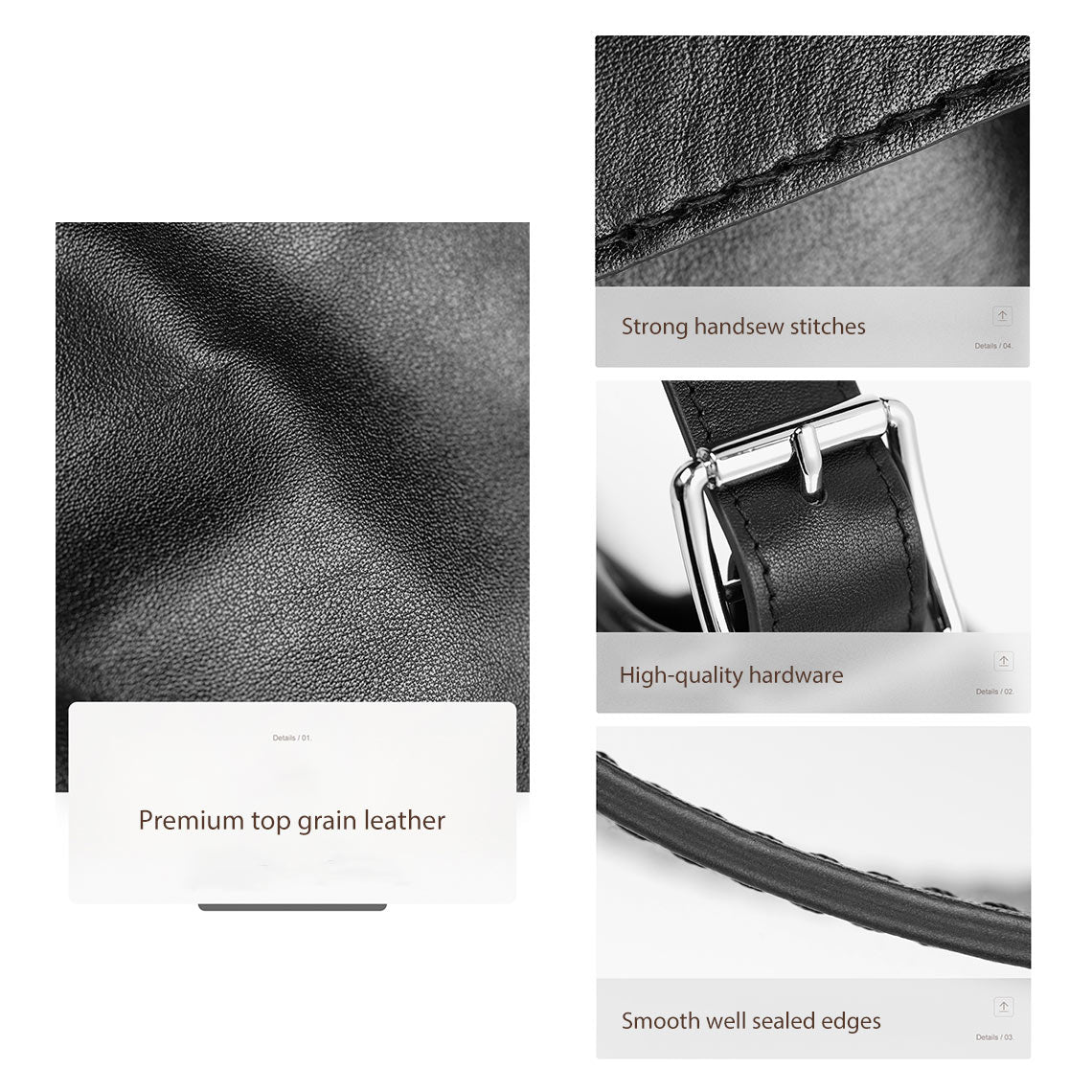 CUCUBIRD CUCUBIRD Top Grain Leather Inspired Cargo Tote Bag DIY Kit  