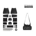 CUCUBIRD POPSEWING® Top Grain Leather Inspired Cargo Tote Bag DIY Kit  