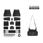 CUCUBIRD CUCUBIRD Top Grain Leather Inspired Cargo Tote Bag DIY Kit  