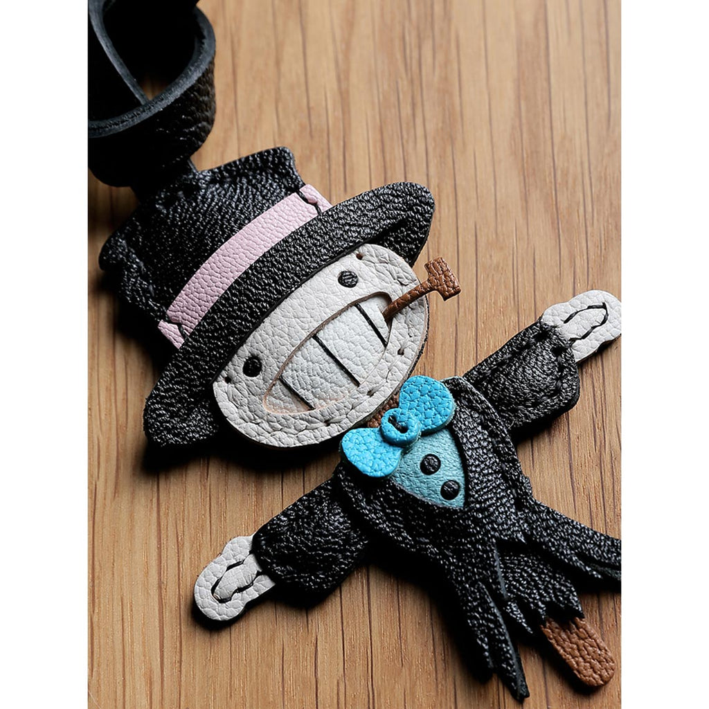 CUCUBIRD POPSEWING® Leather Strawman Keychain Charm DIY Kits  