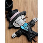 CUCUBIRD POPSEWING® Leather Strawman Keychain Charm DIY Kits  