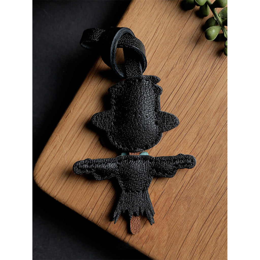 CUCUBIRD POPSEWING® Leather Strawman Keychain Charm DIY Kits  