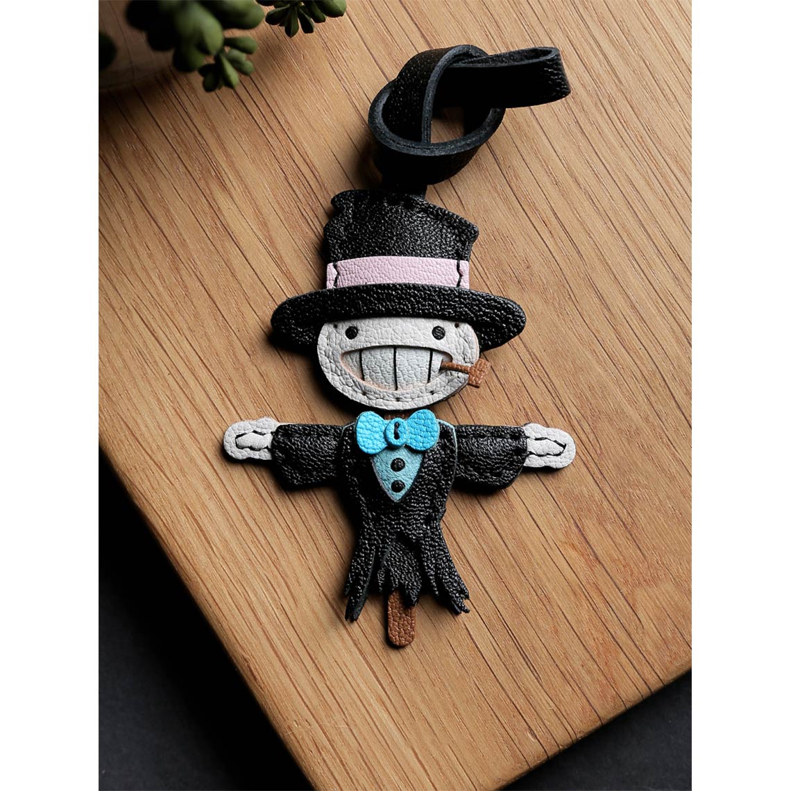 CUCUBIRD POPSEWING® Leather Strawman Keychain Charm DIY Kits  