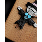 CUCUBIRD POPSEWING® Leather Strawman Keychain Charm DIY Kits  