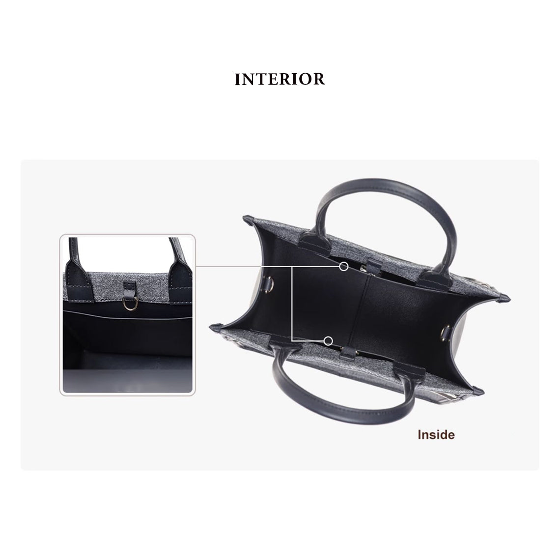 CUCUBIRD CUCUBIRD Leather Book Tote Bag DIY Kits  