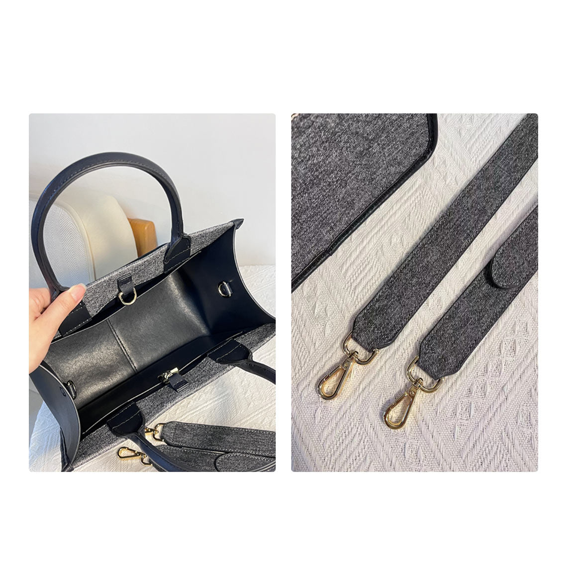 CUCUBIRD CUCUBIRD Leather Book Tote Bag DIY Kits  