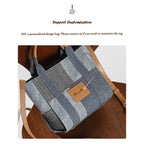 CUCUBIRD CUCUBIRD Leather Contrast Denim Handbag DIY Kits  