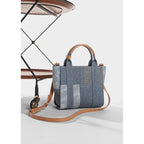 CUCUBIRD CUCUBIRD Leather Contrast Denim Handbag DIY Kits  