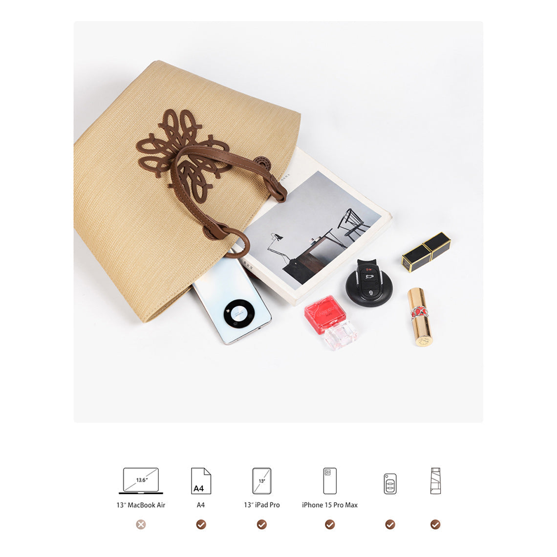 CUCUBIRD CUCUBIRD Leather Sunset Tote Bag DIY Kits  