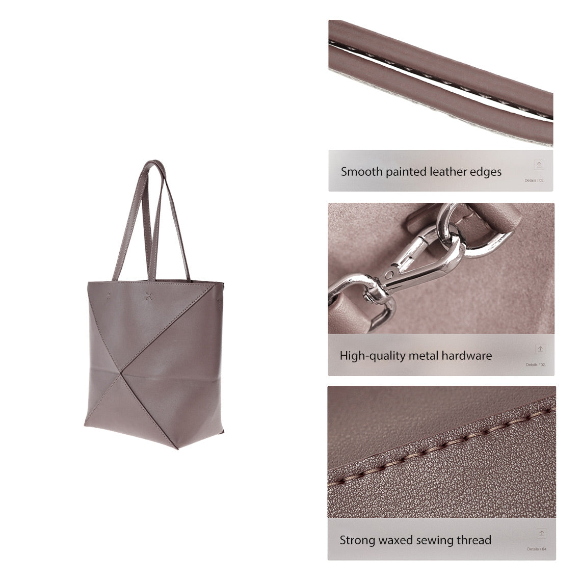 CUCUBIRD POPSEWING® Leather Inspired Fold Tote Bag DIY Kits  