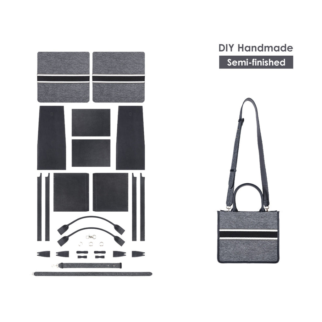 CUCUBIRD CUCUBIRD Leather Book Tote Bag DIY Kits  