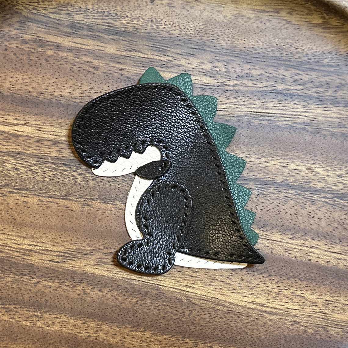 CUCUBIRD POPSEWING® Leather Dinosaur Keychain DIY Kit  