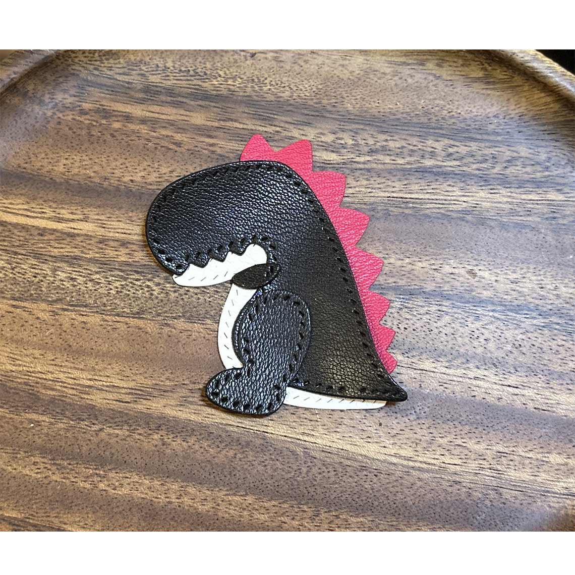 CUCUBIRD POPSEWING® Leather Dinosaur Keychain DIY Kit  