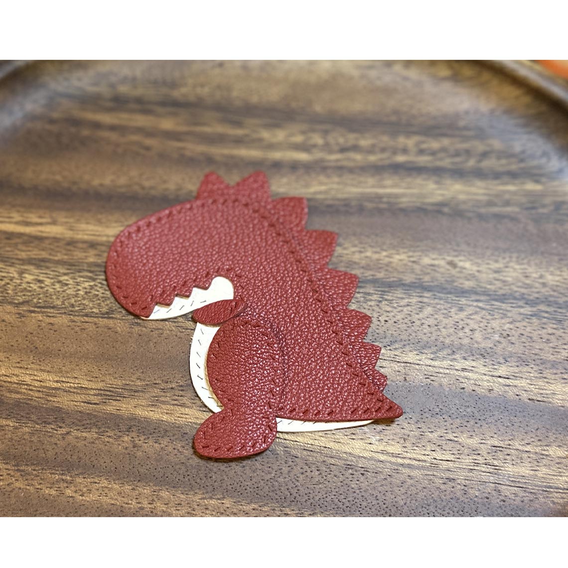 CUCUBIRD POPSEWING® Leather Dinosaur Keychain DIY Kit  
